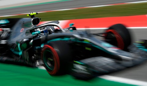Valtteri Bottas en los entrenamientos del Gran Premio de España de Fórmula 1
