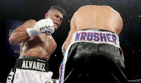 Eleider Álvarez se convirtió en el primer campeón semipesado de Colomb