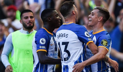 Enock Mwepu, jugador de Brighton