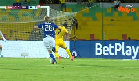 Bucaramanga vs Millonarios: video polémico penal de Llinás
