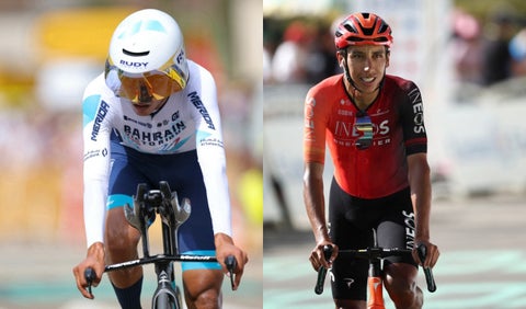 Santiago Buitrago y Egan Bernal
