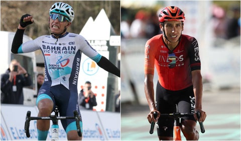 Santiago Buitrago y Egan Bernal