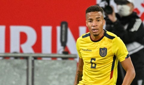 Byron Castillo con la selección de Ecuador