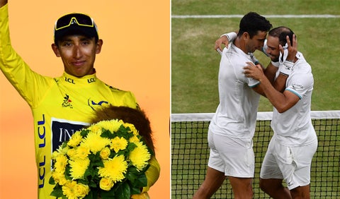 Egan Bernal, Robert Farah, Juan Sebastian Cabal