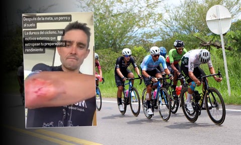 Caída de Oscar Sevilla en el Clásico RCN