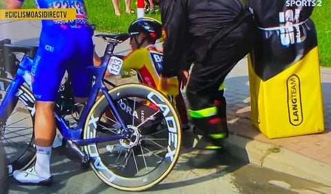 Caída Sergio Higuita