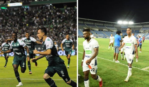 Cali y Once Caldas - tabla del descenso Liga Betplay en la fecha 15