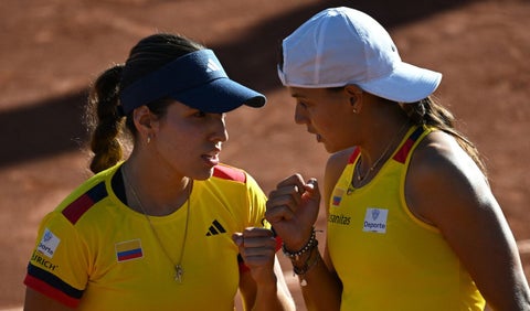 Camila Osorio y Emiliana Arango, tenistas colombianas