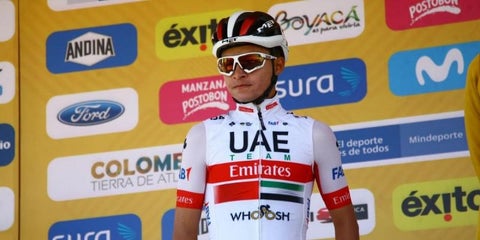 Camilo Ardila, ciclista colombiano del UAE