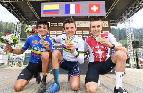 Camilo Gómez , subcampeón mundial junior de MTB