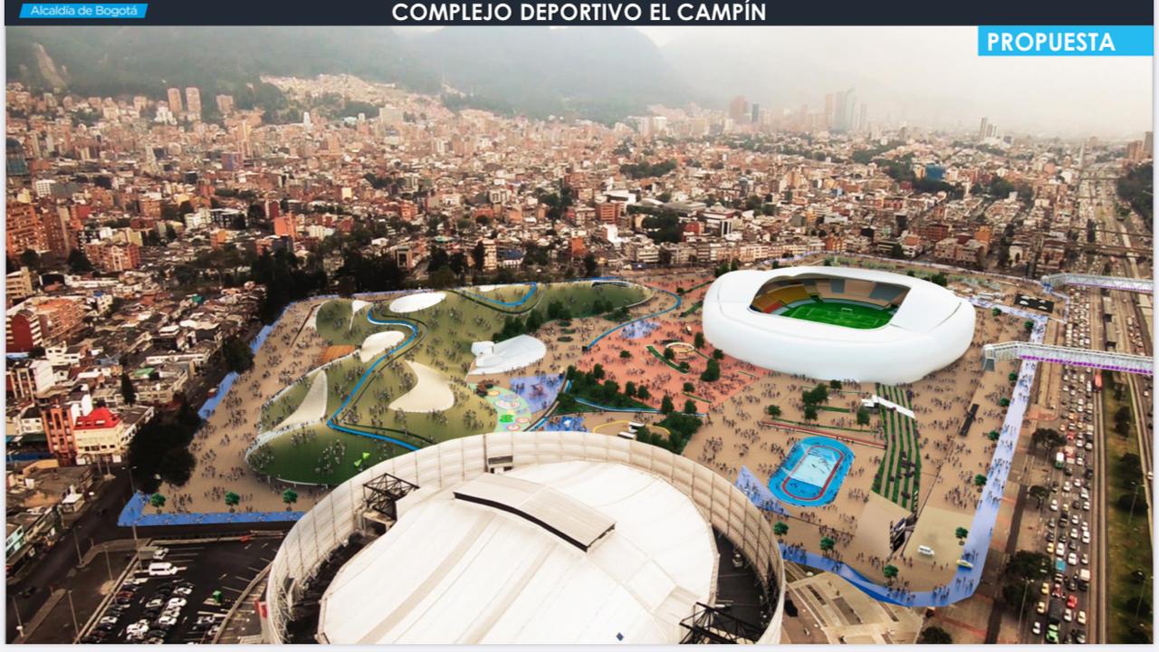 Remodelación del estadio El Campín.