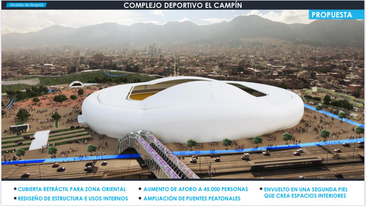 Remodelación del estadio El Campín.