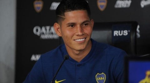 Jorman Campuzano, jugador de Boca Juniors