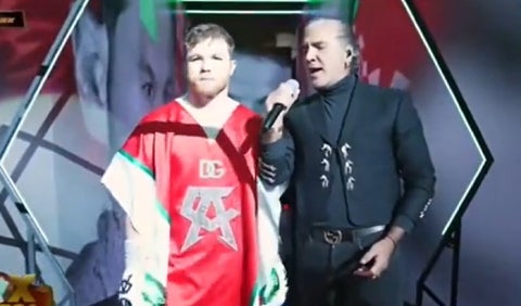 Canelo Álvarez y Alejandro Fernández
