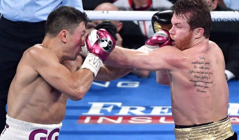Canelo Álvarez y Gennady Golovkin