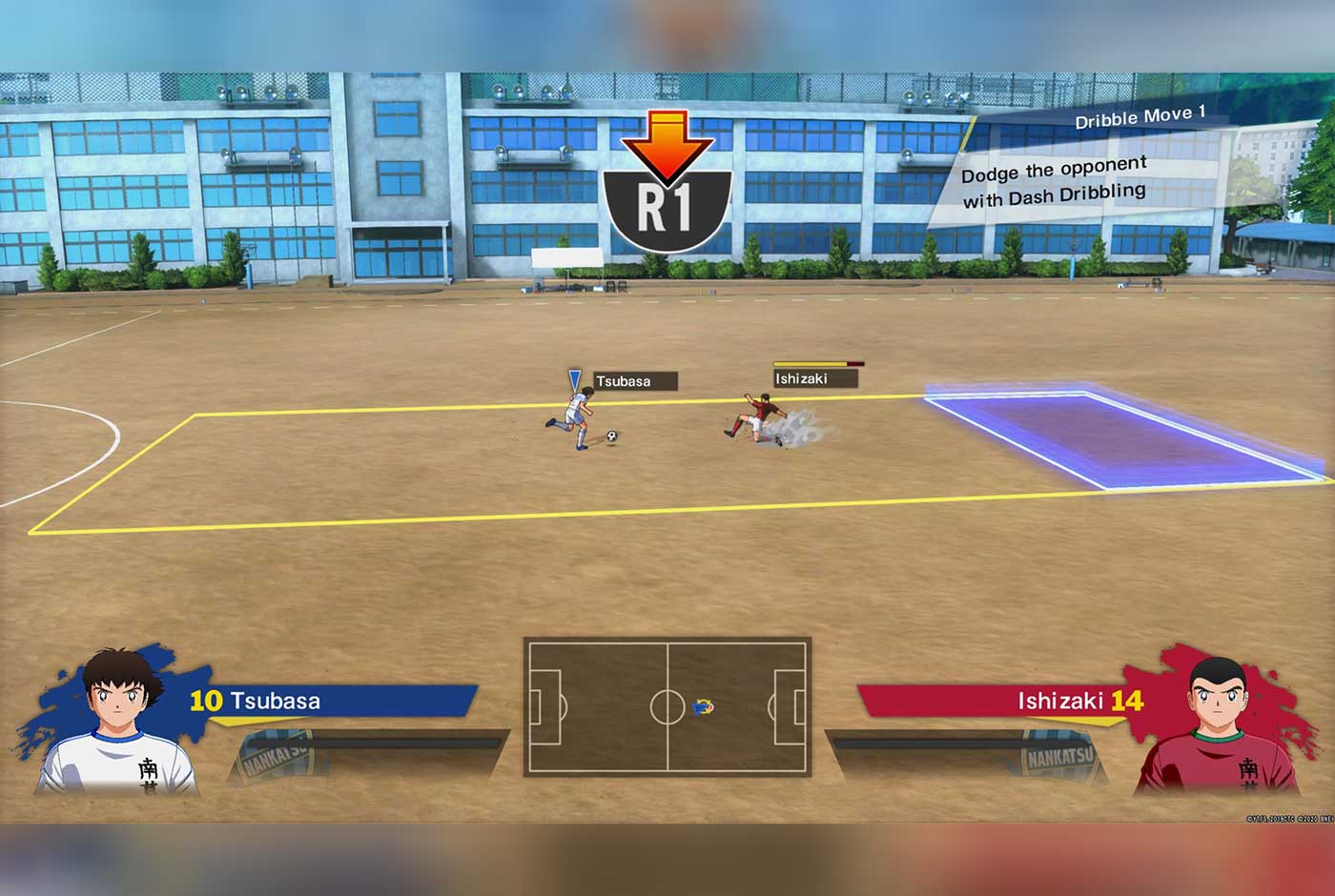 Entrenamiento del juego Captain Tsubasa: Rise of New Champions