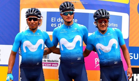 Nairo Quinta, Winner Anacona y Richard Carapaz