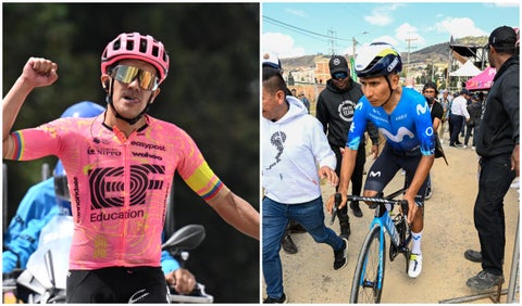 Richard Carapaz y Nairo Quintana