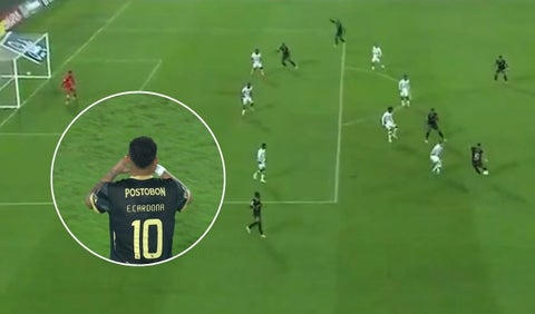 VIDEO del golazo de Edwin Cardona en Nacional vs Fortaleza HOY