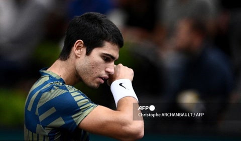 Carlos Alcaraz en el Masters 1000 de París