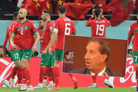 Carlos Bilardo hablando de Marruecos