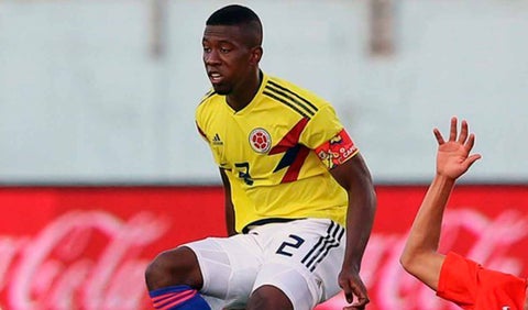 Carlos Cuesta, central de la Selección Colombia