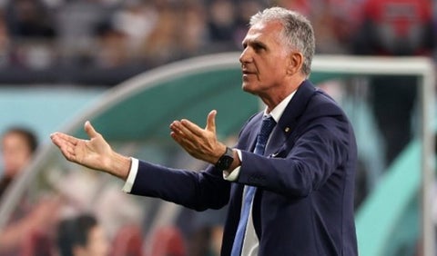 Carlos Queiroz con la Seleccion de Irán en el Mundial de Qatar