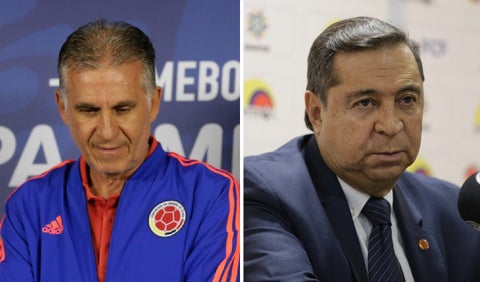 Carlos Queiroz y Álvaro González