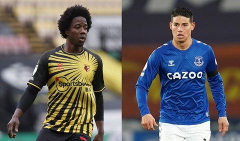 Carlos Sánchez y James Rodríguez