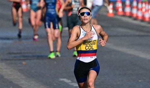 Carolina Velásquez, triatleta colombiana