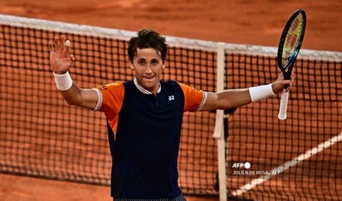 Casper Ruud en las semifinales del Roland Garros 2023