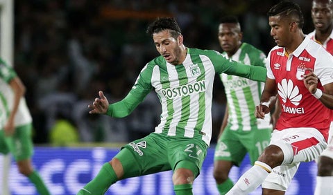 Gonzalo Castellani jugando para Atlético Nacional