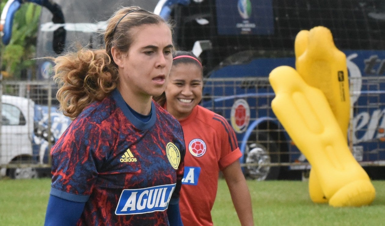 Catalina Pérez con la Selección Colombia Femenina