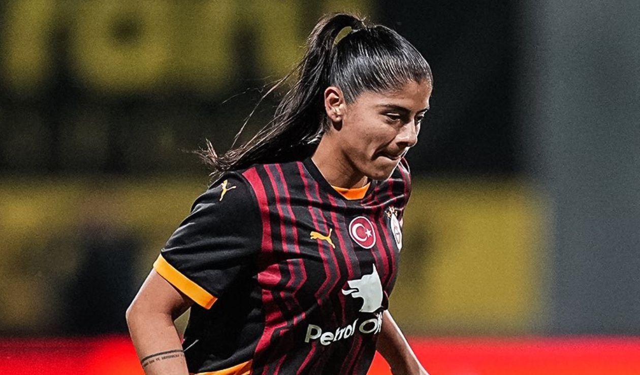 Catalina Usme con el Galatasaray en Champions