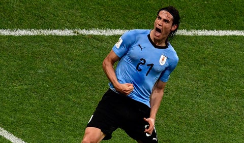 Edinson Cavani, delantero de Uruguay