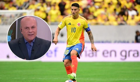 Carlos Antonio llenó de elogios a James tras el triunfo ante Paraguay