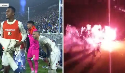 Celebración título de Universitario en la final ante Alianza Lima
