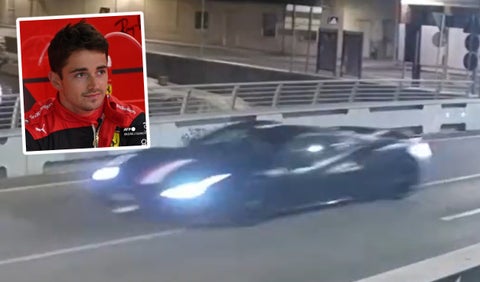 Charles Leclerc persigue ladrones