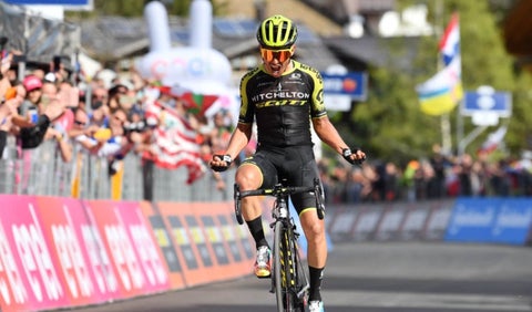 Esteban Chaves, en la etapa 19 del Giro de Italia