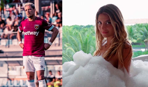 Chicharito Hernández y su esposa Sara Kohan esperan su primer hijo.