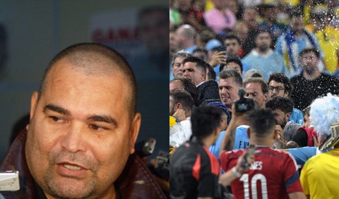 Chilavert y pelea de hinchas