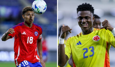 Colombia vs Chile en el Sudamericano sub-20
