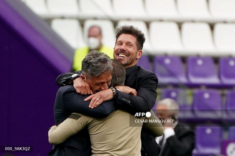 Cholo Simeone, campeón con el Atlético de Madrid