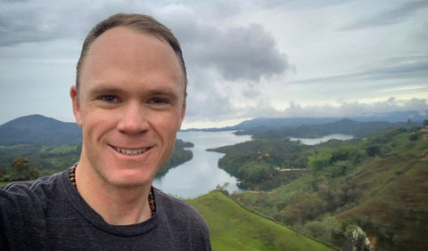 Chris Froome y Rigoberto Urán