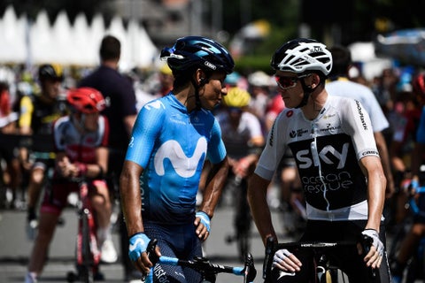 Nairo Quintana y Chris Froome