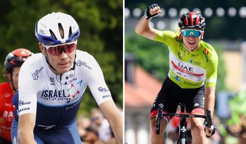 Chris Froome y Tadej Pogacar