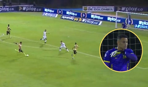 El arquero de Junior denunció la agresión.