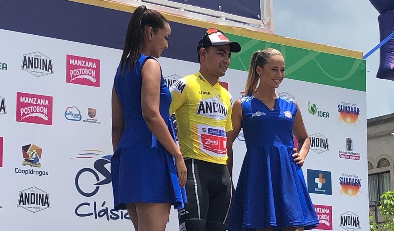 Johan Antonio Colón, ganador de la primera etapa del Clásico RCN