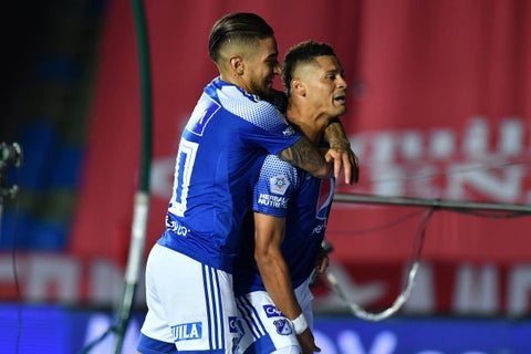 Millonarios, Ayron del Valle y Cristian Arango