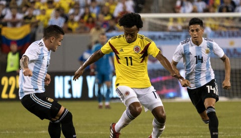 Colombia vs Argentina - amistoso 2018